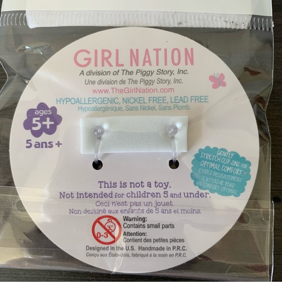 GIRL NATION CLIP-ON PUPPY DOG CUTIE EARRINGS - Picture 3 of 3